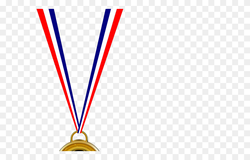 640x480 Медали Клипарт - Золотая Олимпийская Медаль Клипарт