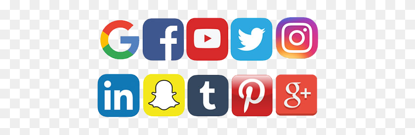 453x214 Сми, Цифровой Маркетинг, Seo, Дизайн Веб-Сайтов, Социальные Сети - Логотипы Социальных Сетей В Формате Png