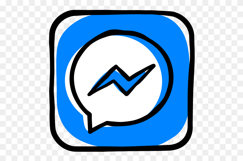 512x499 Media, Message, Messenger, Facebook, Social, Communication - Facebook Messenger PNG