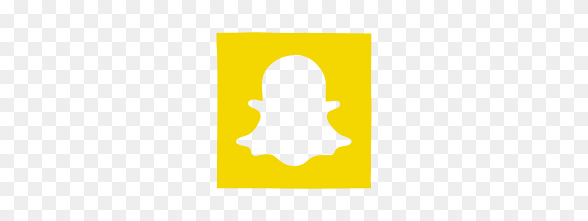 256x256 Media Network Snap Chat Snapchat Snapchat Ghost Social Social - Snap Chat PNG