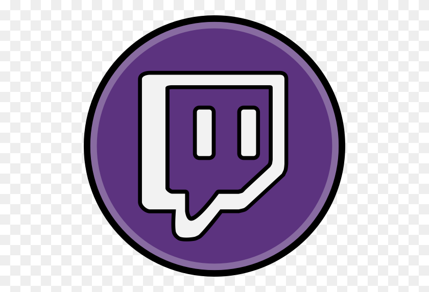 512x512 Media, Social, Twitch Icon - Twitch Icon PNG