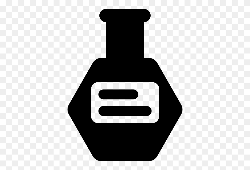 512x512 Medical Bottle Black Icon - Poison Bottle Clipart