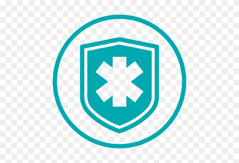 512x512 Medical Cross Shield Icon - Medical PNG