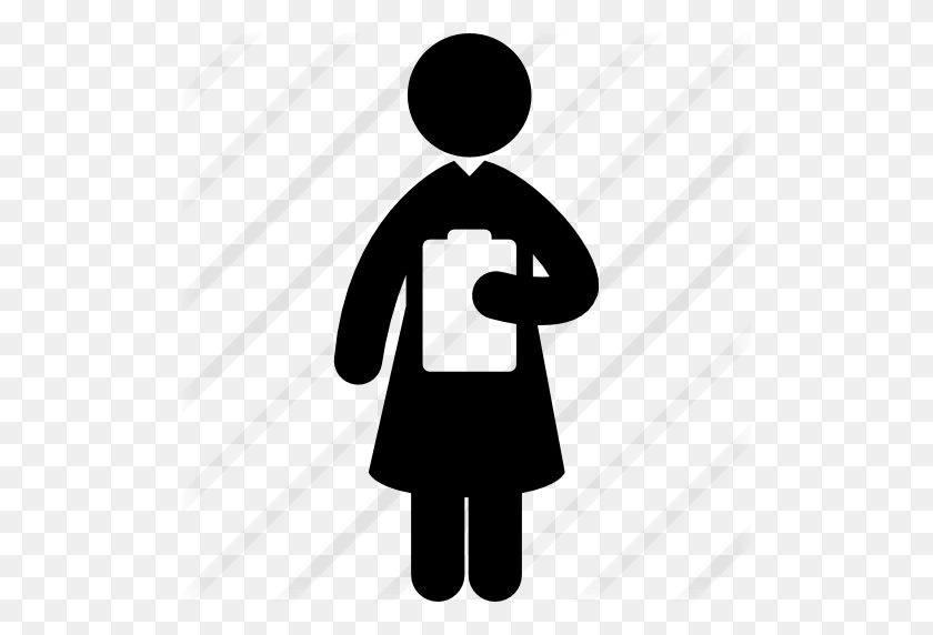 512x512 Medical Doctor Standing With Clipboard - People Standing PNG