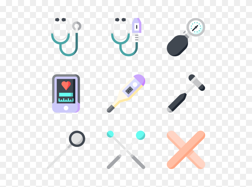 600x564 Medical Instruments Icon Packs - Medical Images Clip Art