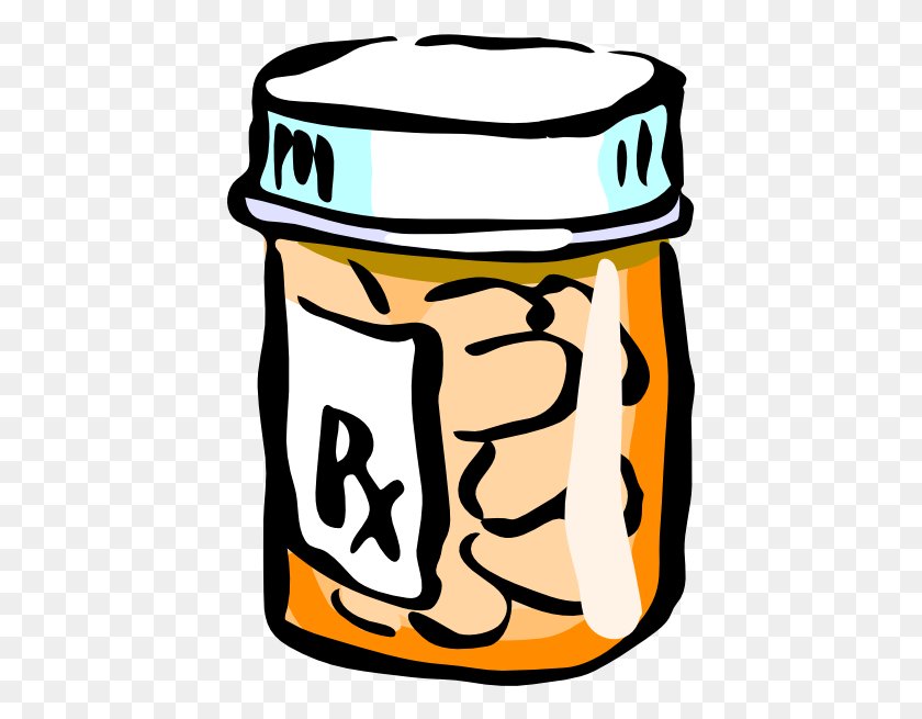 426x595 Medicine Jar Clip Art - Pill Bottle Clipart