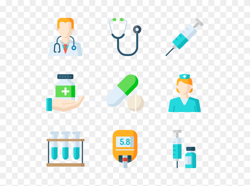 600x564 Paquetes De Iconos De Tabletas De Medicina - Medicina Png