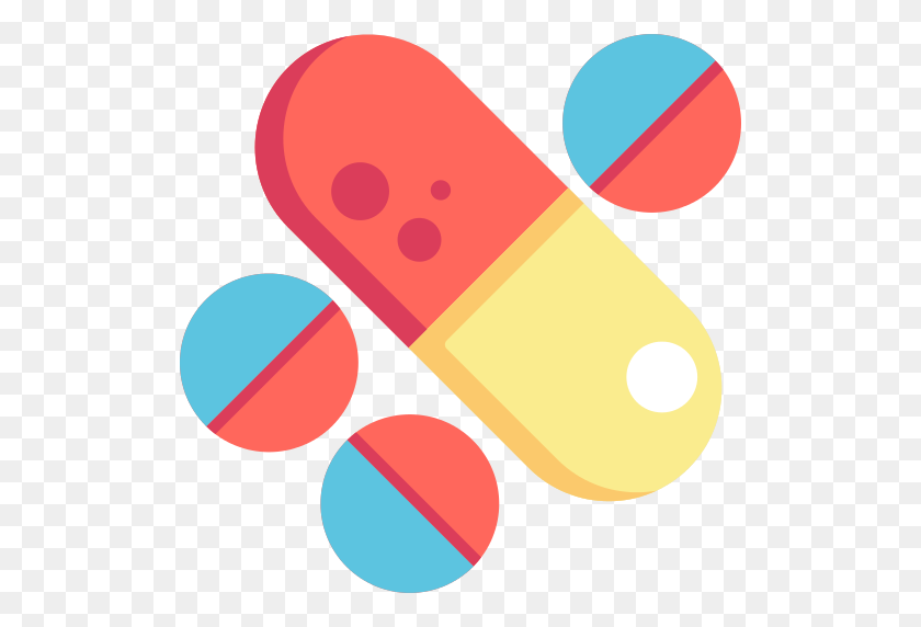 512x512 Píldora De Medicamentos Png Icono - Pastilla Roja Png
