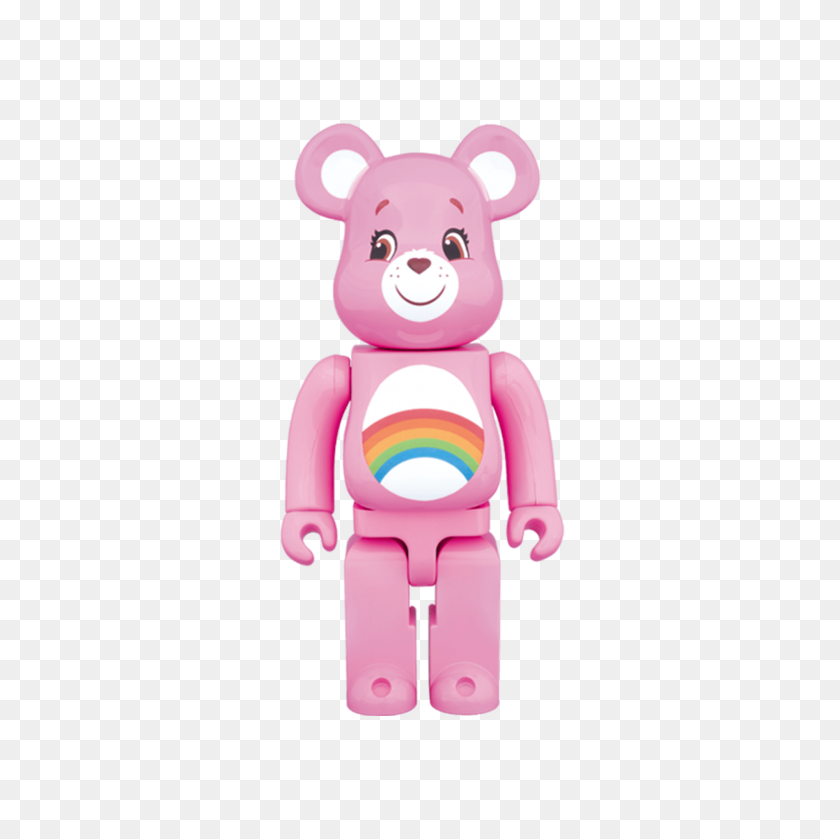 2000x2000 Medicom Toy Care Bears Cheer Bear Pink - Care Bear PNG