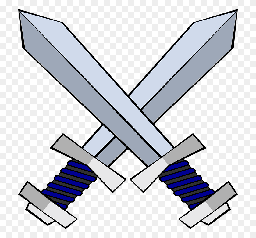 720x720 Medieval Swords - Medieval Knight Clipart