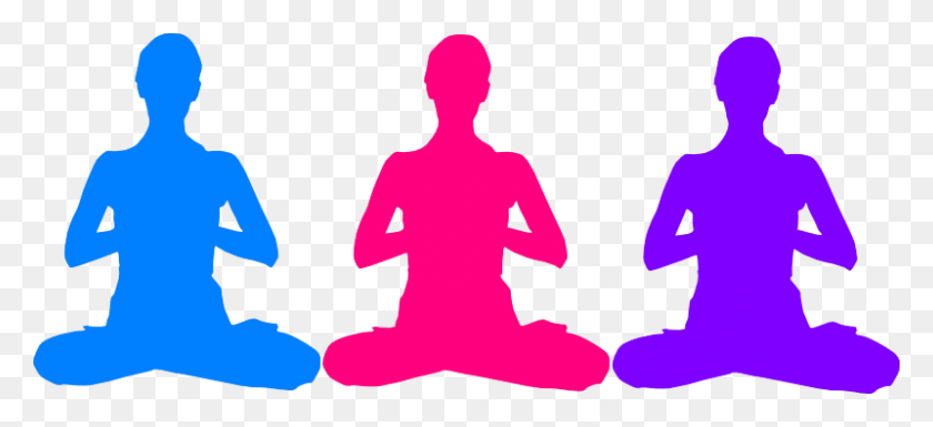 800x334 Meditation Clipart Concentration - Physical Health Clipart