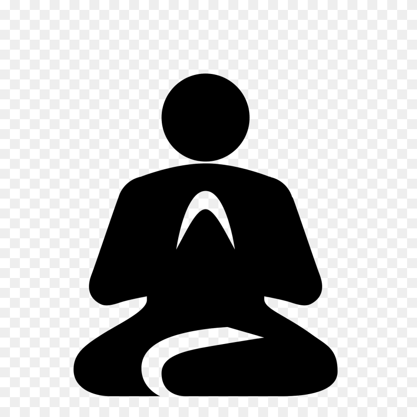 1600x1600 Meditation Icon - Praying PNG