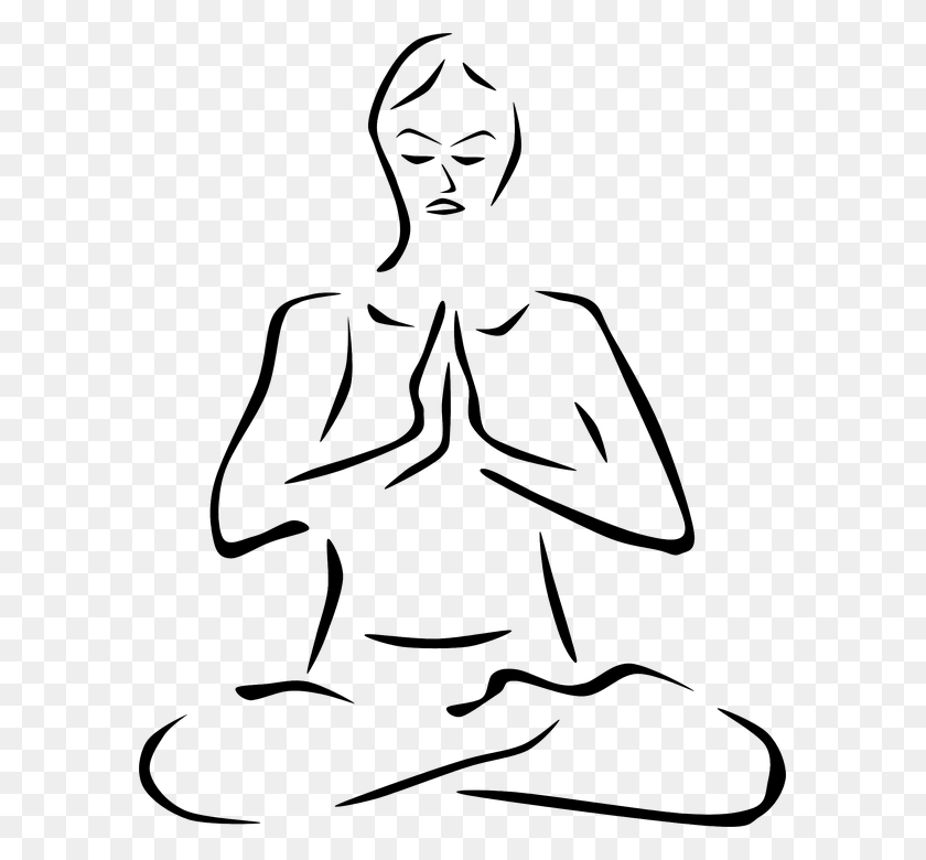 587x720 Meditation Yoga Posture Asana Exercise Position - Yoga PNG