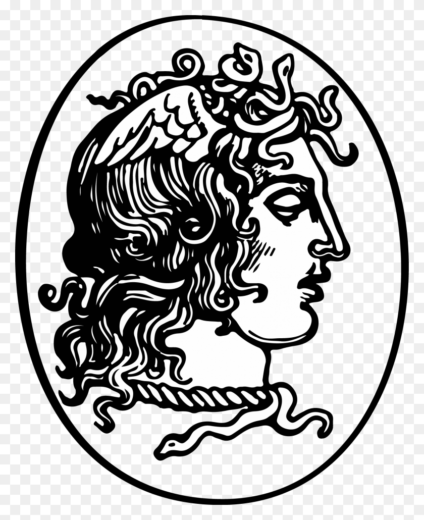 1587x1975 Medusa Transparente - Medusa Clipart
