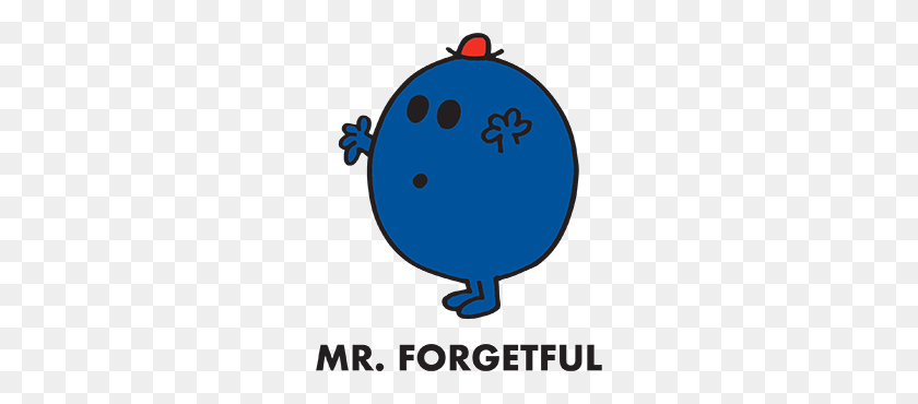 310x310 Meet Mr Men Author Adam Hargreaves - Forgetful Clipart