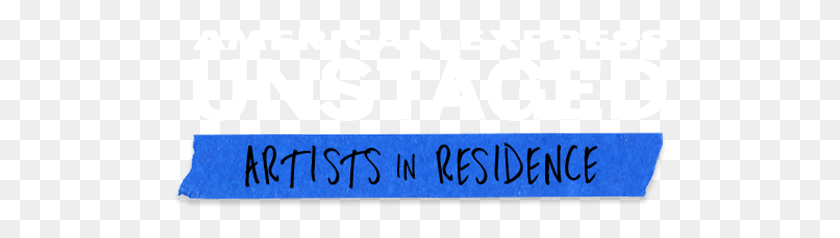 494x178 Meet The Artists Artists In Residence American Express Unstaged - American Express Logo PNG