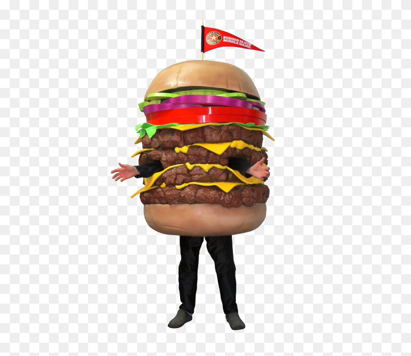 500x667 Conoce A La Patty Cheeseburger Roadie, La Mascota De American - Big Mac Png