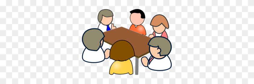 297x219 Meeting Clip Art - People Meeting Clipart