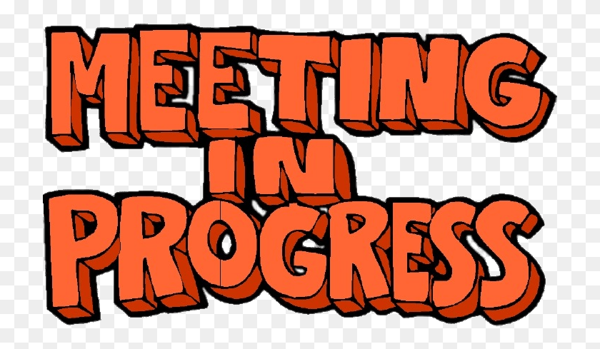720x429 Meeting In Progress Letters Transparent Png - Progress Clipart