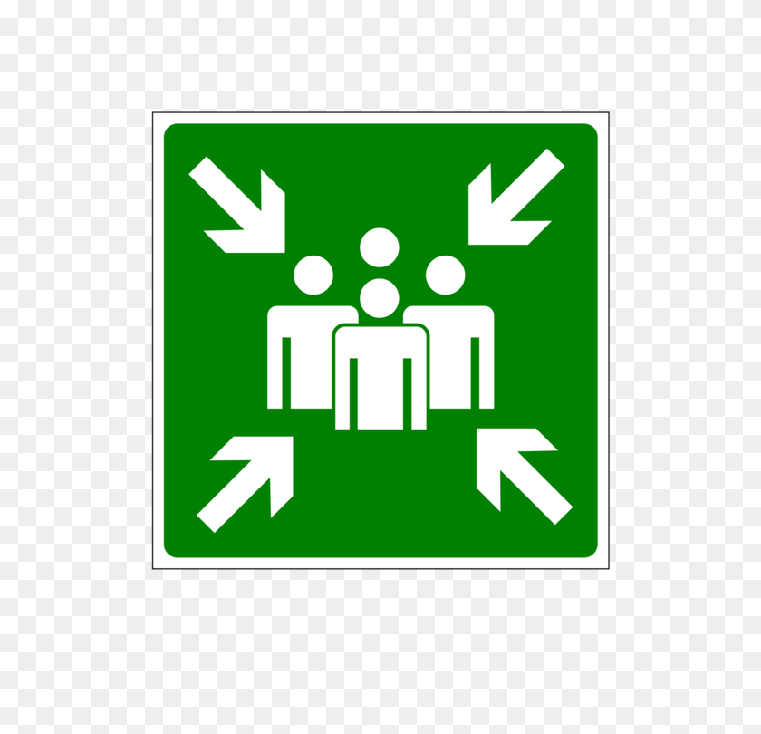 530x750 Meeting Point Computer Icons Emergency Evacuation Symbol Sign Free - Evacuation Clipart