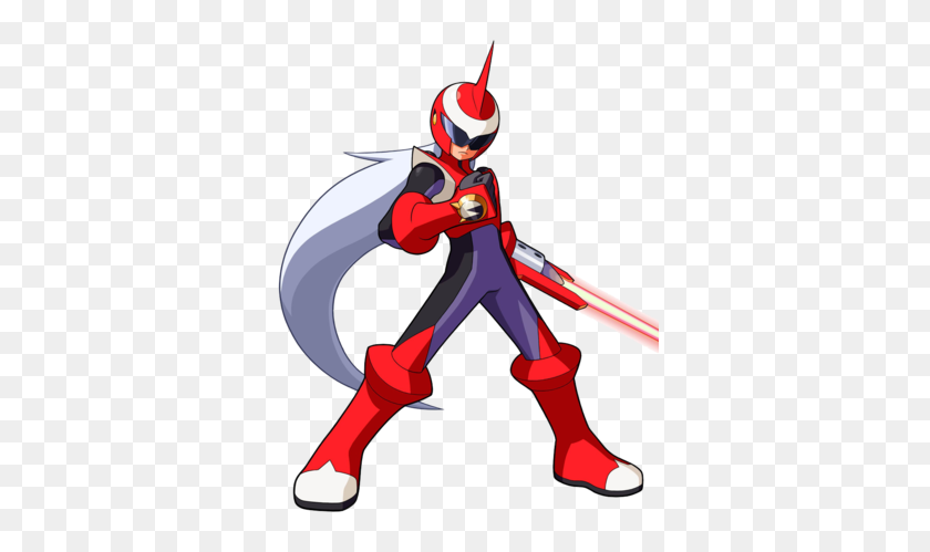 350x439 Personajes De Mega Man Battle Network - Protoman Png