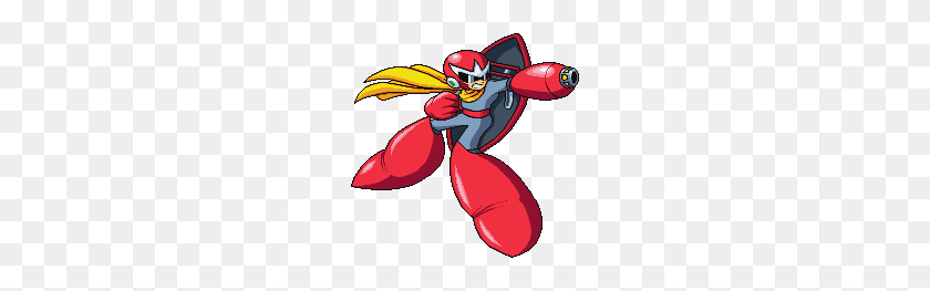 206x203 Выбор Игрока Mega Man - Протоман Png