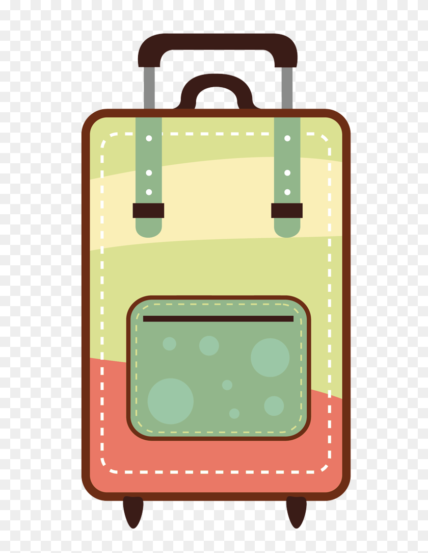 579x1024 Melaniesthings Koffer Clip Art And Album - Vintage Suitcase Clipart