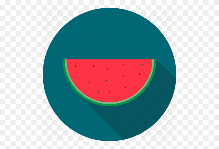 512x512 Melon Clipart Circle - Watermelon Clip Art Free