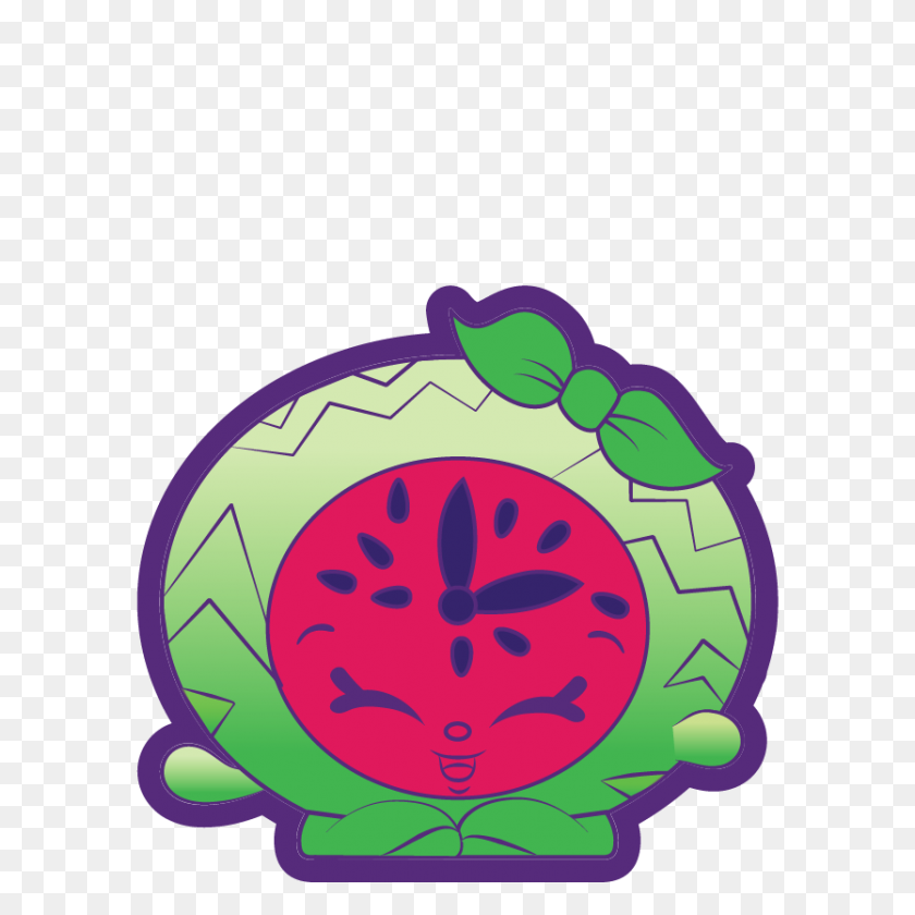 834x834 Melon Minutes Shopkins Wiki Fandom Powered - Watermelon Seed Clipart