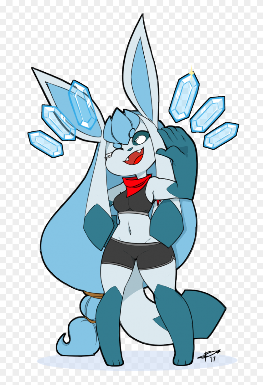 800x1200 Melonbuns On Twitter Glaceon Commission For Acrylica Over - Glaceon PNG