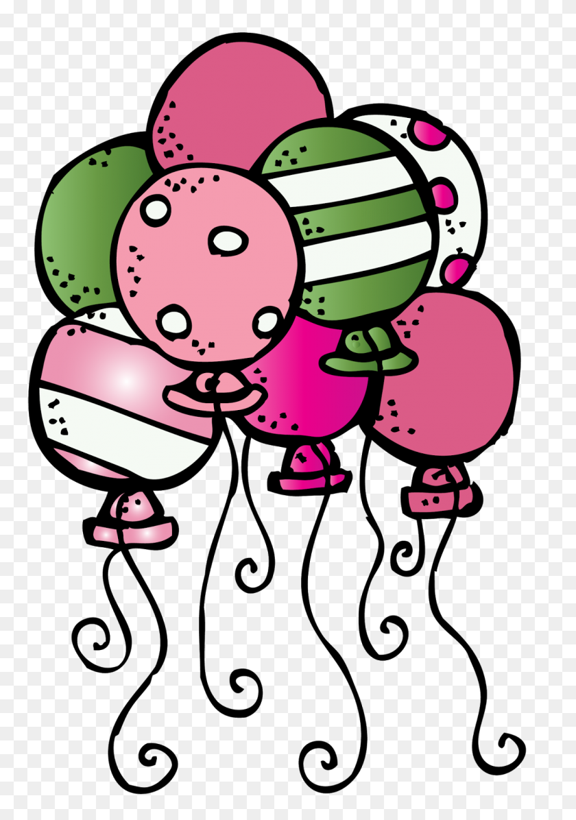 1098x1600 Melonheadz - Pink Balloon Clipart