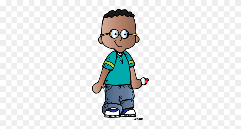 199x390 Melonheadz Boy With Glasses Kids Clipart Clip Art - Boy With Glasses Clipart