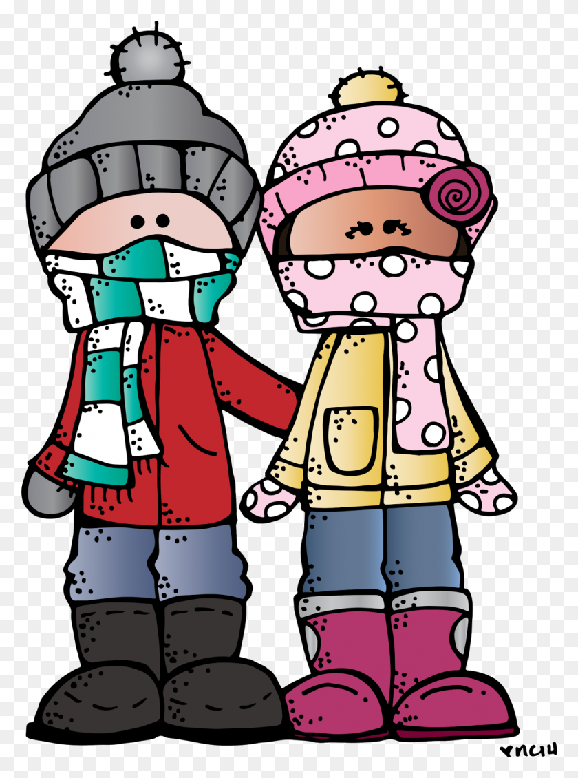 1166x1600 Melonheadz Illustrating Happy Winter! Leuke Schoolplaatjes - January Clipart