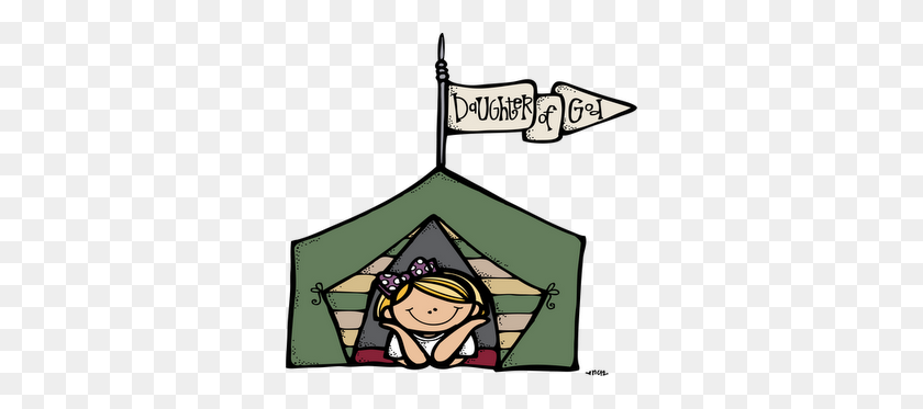 320x313 Melonheadz Lds Ilustrando Ilustraciones De Campamentos De Niñas Jóvenes - Clipart De Campamentos De Niñas