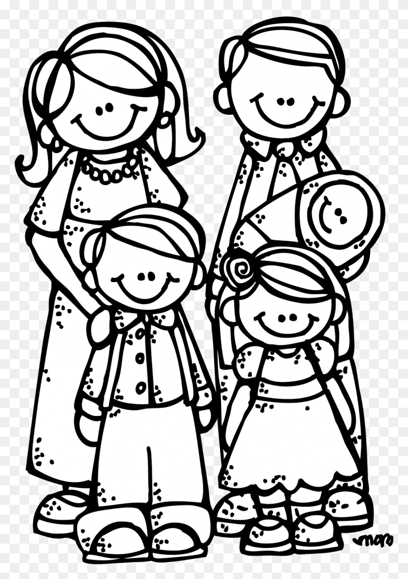 1101x1600 Melonheadz Lds, Иллюстрирующая Новую Вечную Семейную Графику - Семейные Клипарт Клипарт