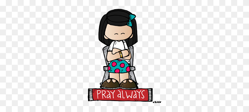 248x320 Melonheadz Lds Illustrating Pray Primary - Prayer Lds Clipart