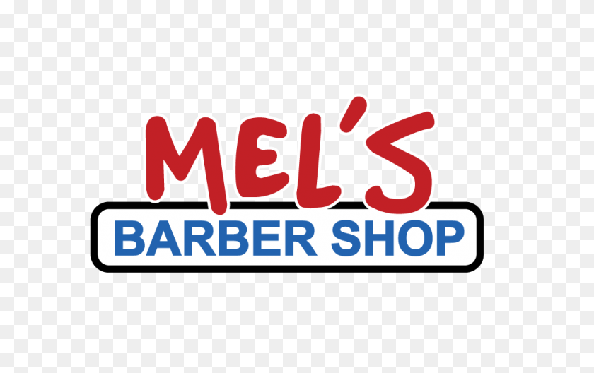 1000x600 Mel's Barber Shop - Logotipo De Peluquería Png
