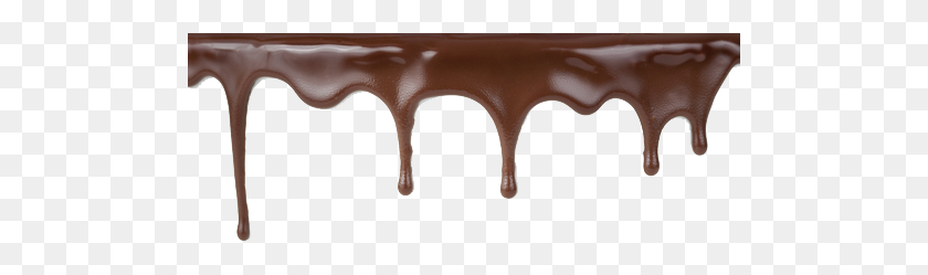 500x189 Chocolate Derretido Png Clipart - Chocolate Png