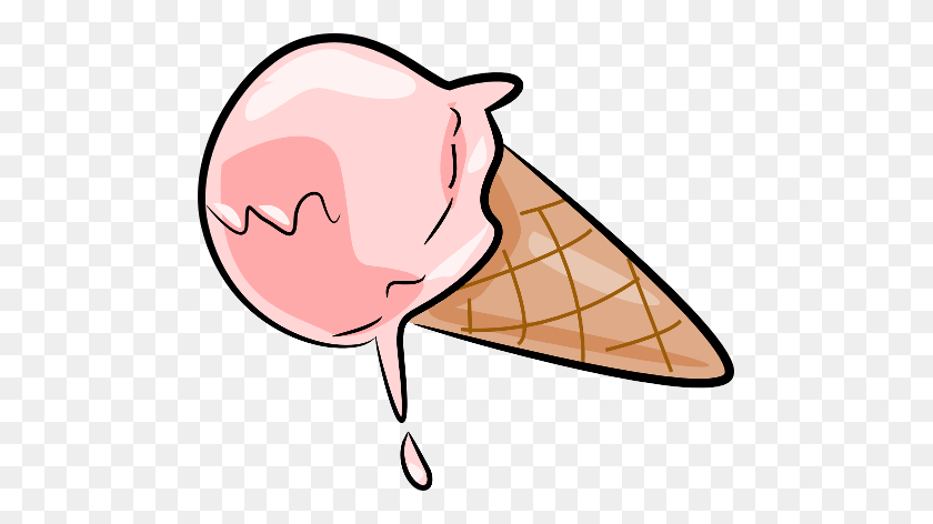 483x412 Melted Ice Cream Png Png Image - Ice Cream PNG