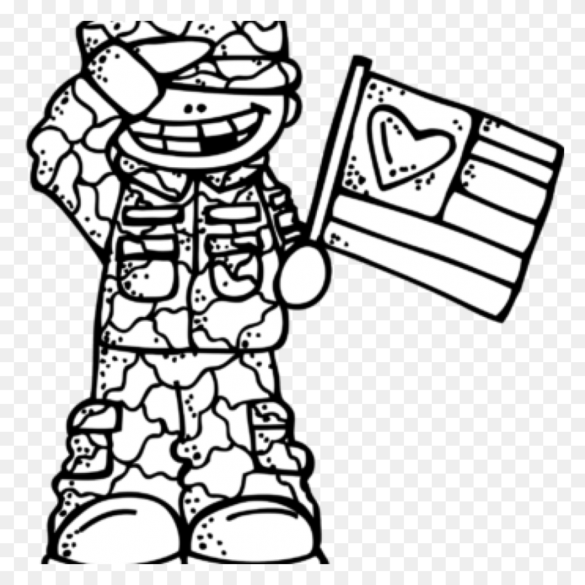 1024x1024 Memorial Day Clip Art Black And White Bear Clipart House Clipart - Pull Clipart