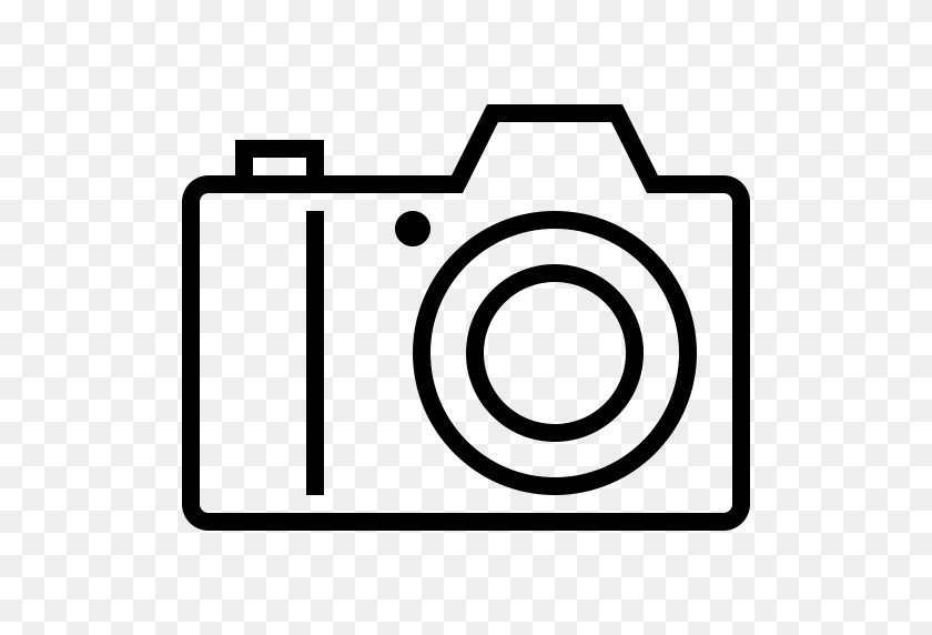 512x512 Воспоминания, Техника, Цифровая Камера, Фотография, Dslr, Фото - Фотоаппарат Polaroid Клипарт Черно-Белый