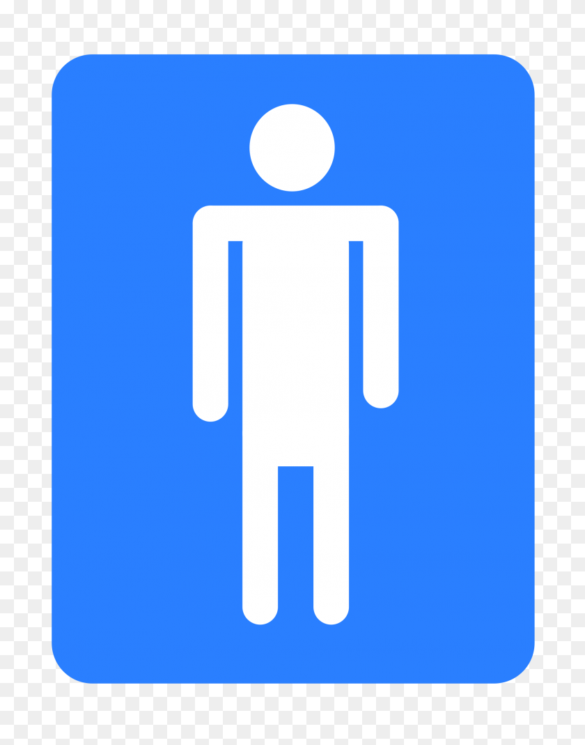 1855x2400 Men Bathroom Icons Png - Bathroom PNG