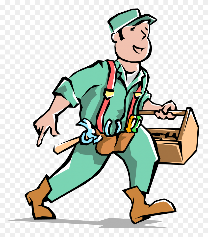 2002x2303 Men Clipart Carpenter - Construction Worker Clipart