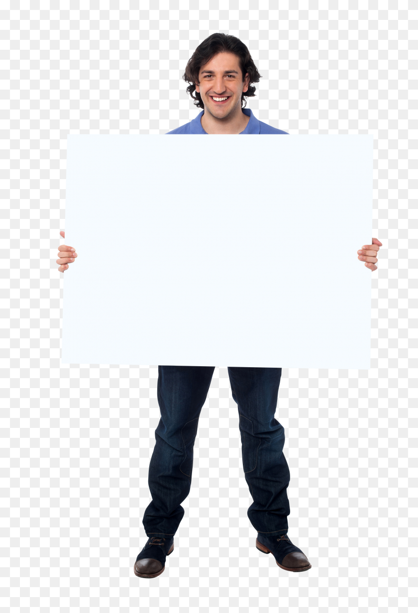 3200x4809 Men Holding Banner Png Png Play - Person Standing PNG