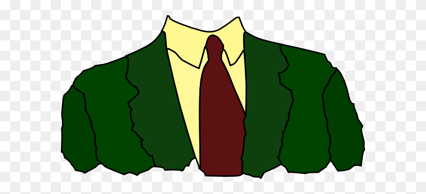 600x324 Men Suit Tie Clip Arts Download - Jacket Clipart
