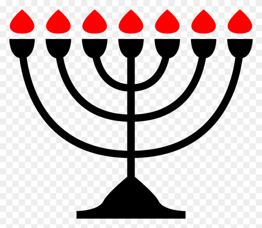 870x750 Menorah De Hanukkah Vela Judaísmo El Simbolismo Judío - Gratis De Imágenes Prediseñadas De Hanukkah