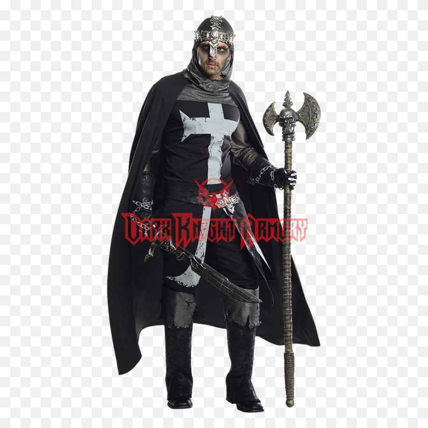 850x850 Mens Black Knight Costume - Black Knight PNG