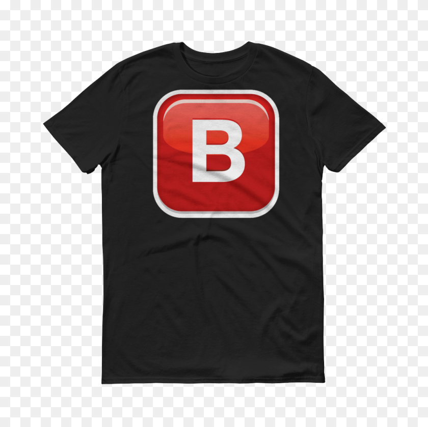 1000x1000 Men's Emoji T Shirt - B Emoji PNG