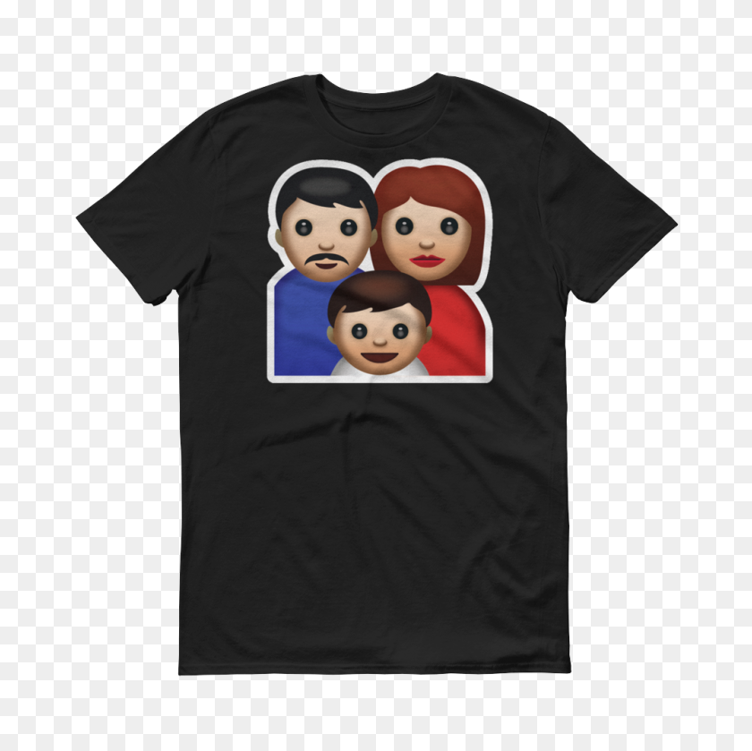1000x1000 Camiseta Emoji Para Hombre - Emoji Familiar Png