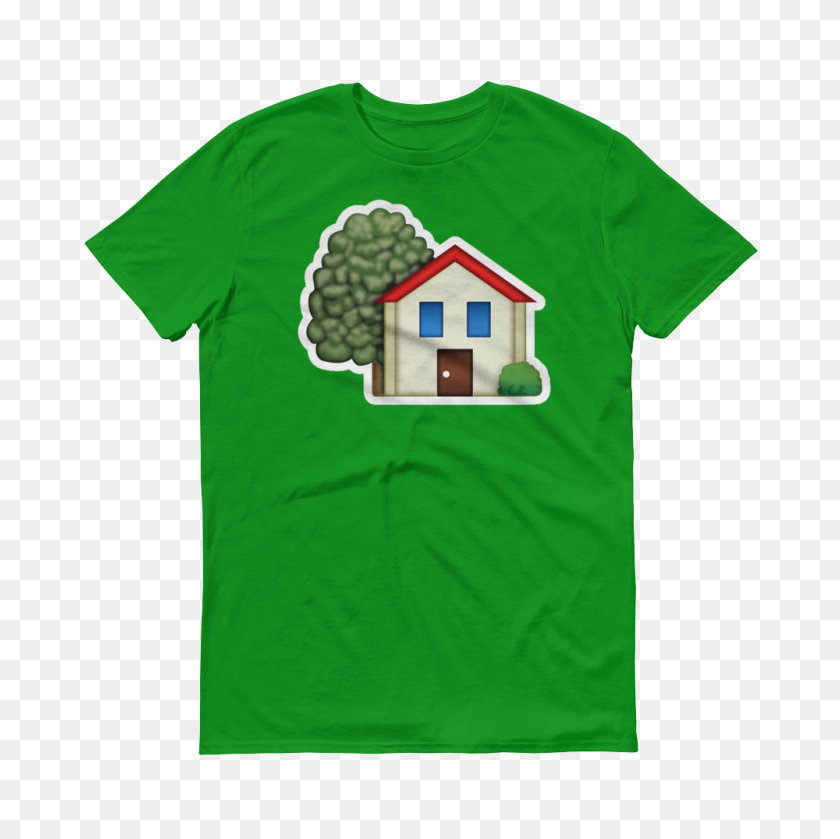 1000x1000 Men's Emoji T Shirt - House Emoji PNG